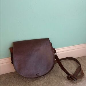 Brown Leather Crossbody Bag!